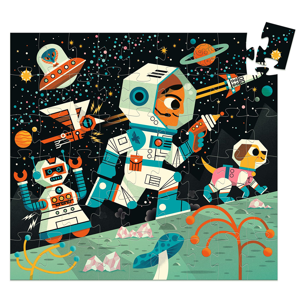 Djeco Toys and games Puzzles - Silhouette puzzles Space station