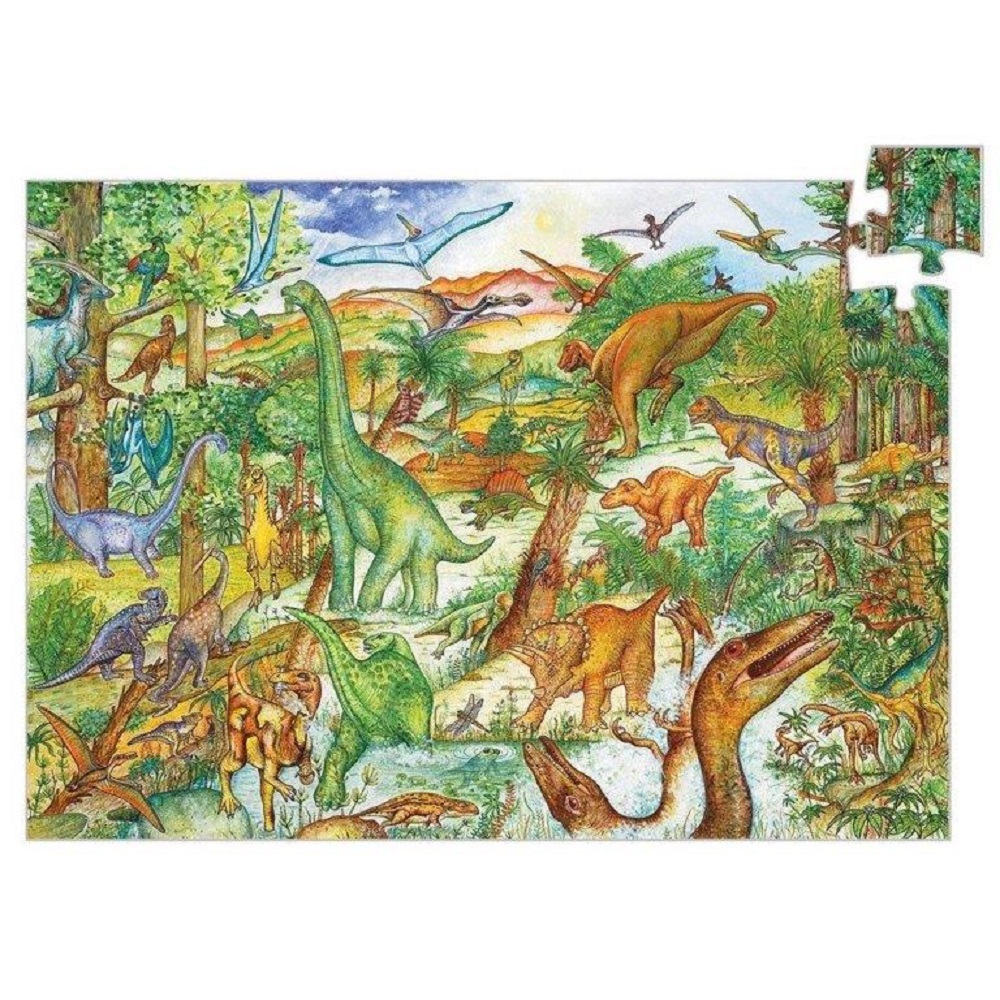 Djeco Puzzles observation Dinosaurs - 100 pcs - FSC MIX