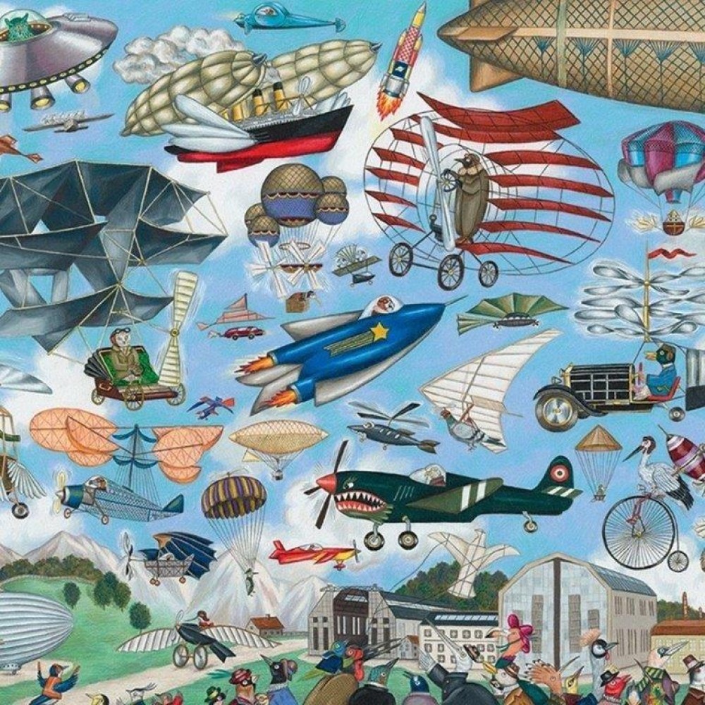 Djeco Observation puzzles Aero Club - FSC MIX