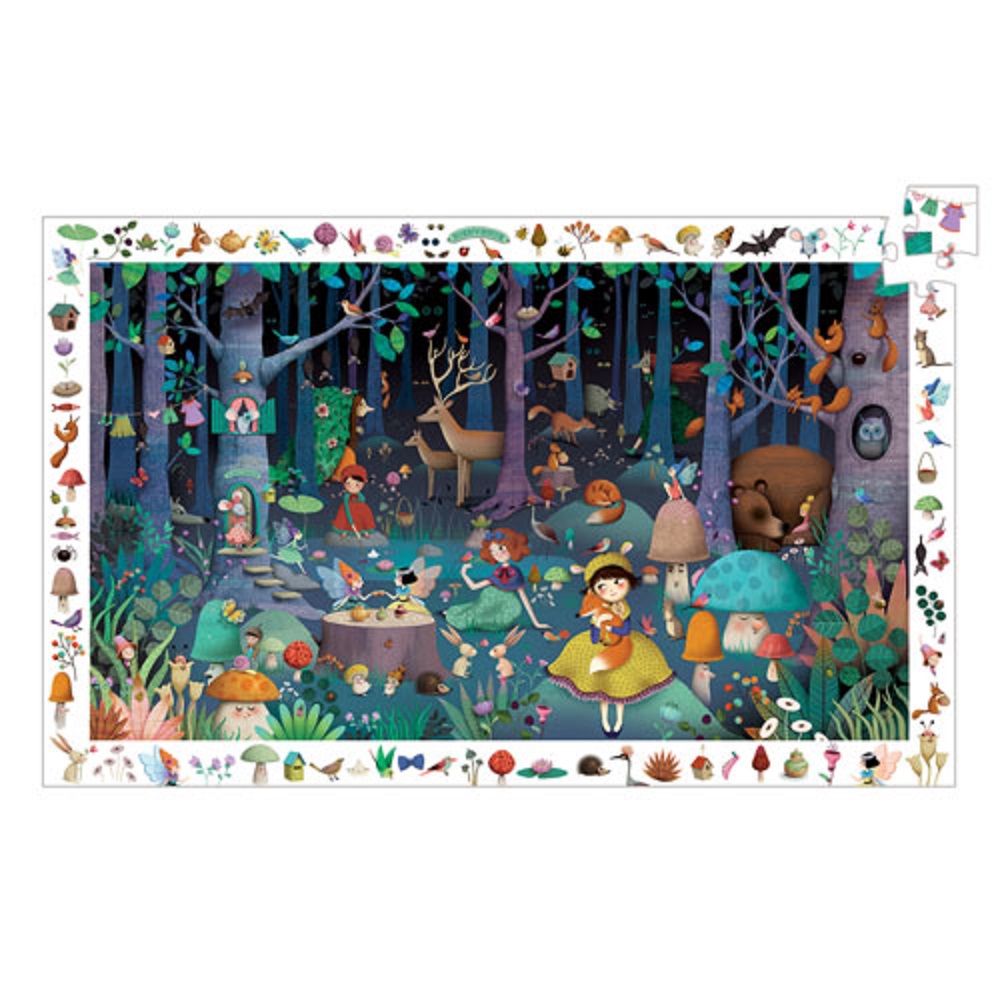 Djeco Observation puzzles Enchanted Forest - FSC MIX