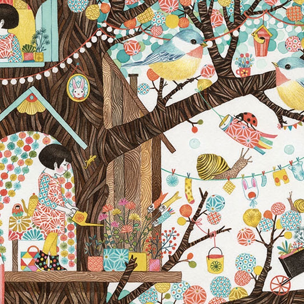 Djeco Tree house 200 pcs - FSC MIX