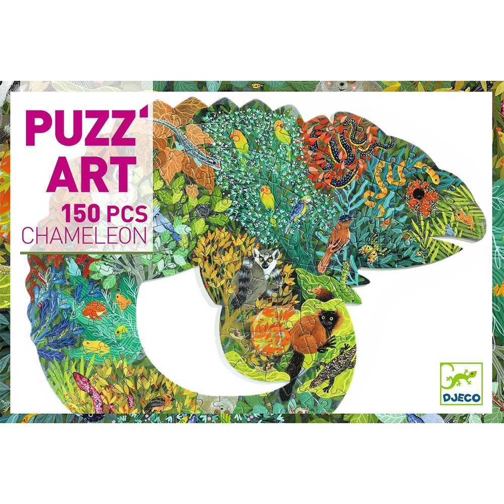 Djeco Puzzles - Puzz'art Chameleon - FSC MIX