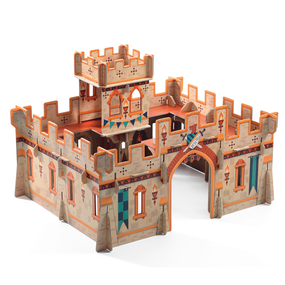 Djeco Imaginary world - Pop to play Medieval castle