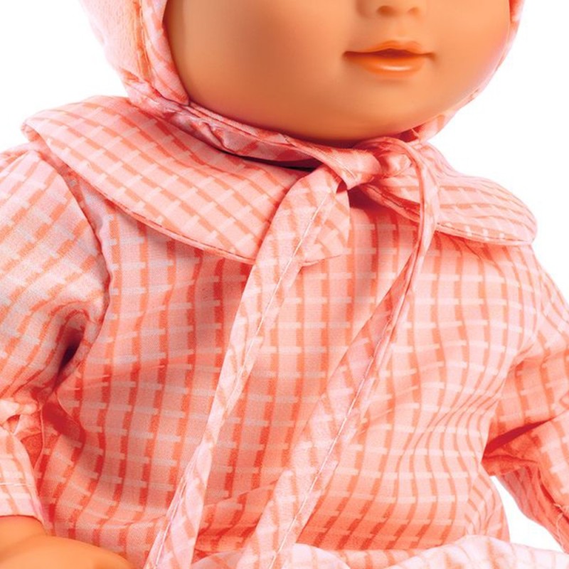 Djeco Κούκλα μωρό βινυλίου Rose 32εκ.