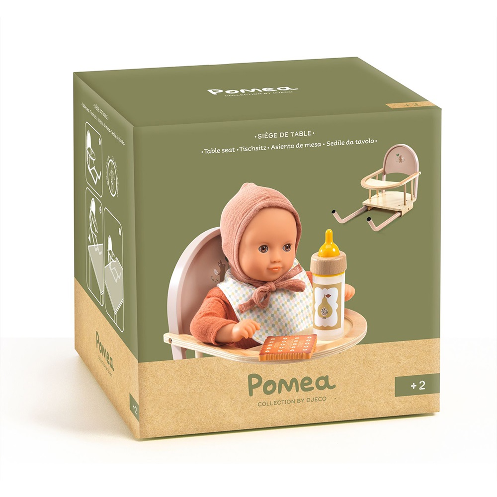 Djeco Toys and games Pomea dolls - Mealtime Table seat