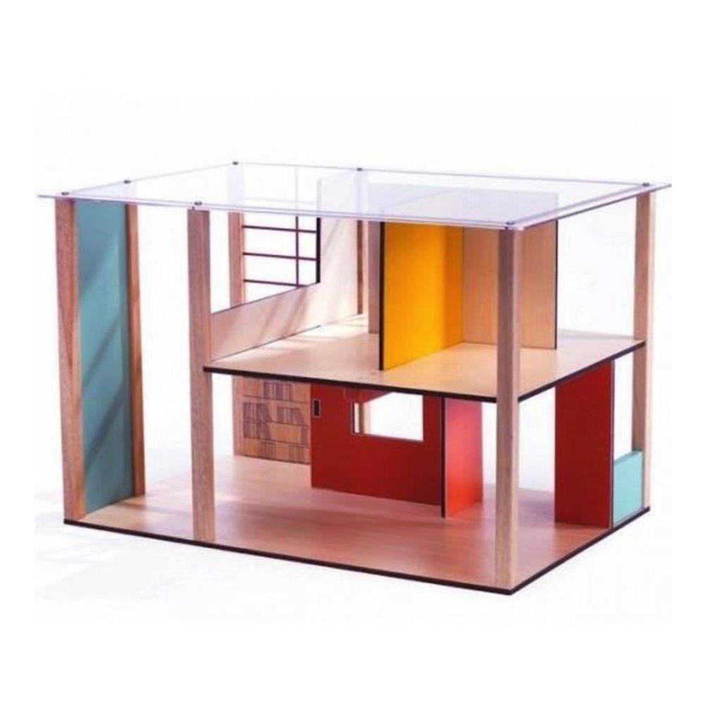 Djeco Cubic house (House sold empty) Doll's houses