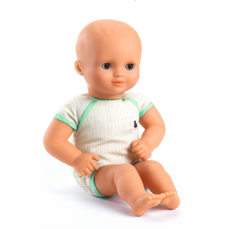 Djeco Κούκλα μωρό βινυλίου Pistache 32εκ.