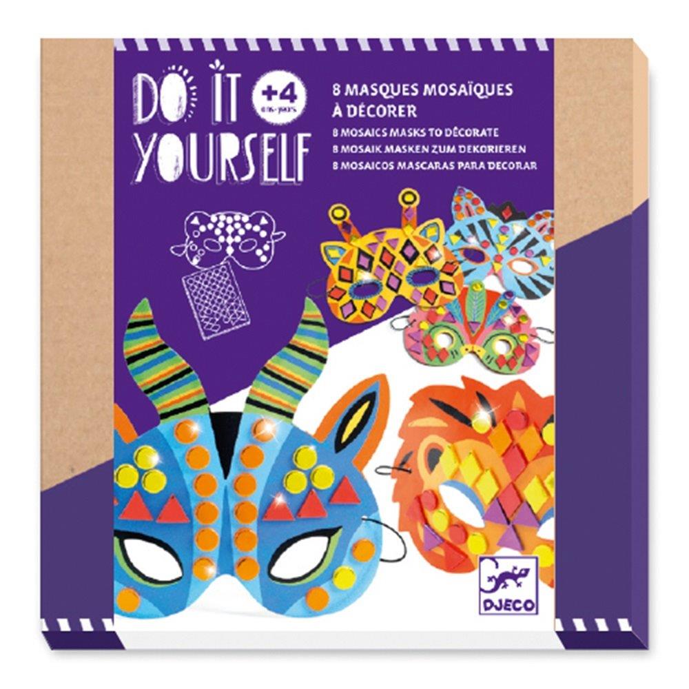 Design Do it yourself - Mosaics Masks Jungle animals - FSC MIX