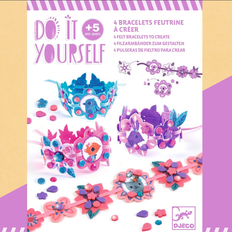 Djeco DIY φτιάχνω και διακοσμώ βραχιόλια φιλίας 'Best Friends' Djeco DIY φτιάχνω και διακοσμώ βραχιόλια φιλίας 'Best Friends'