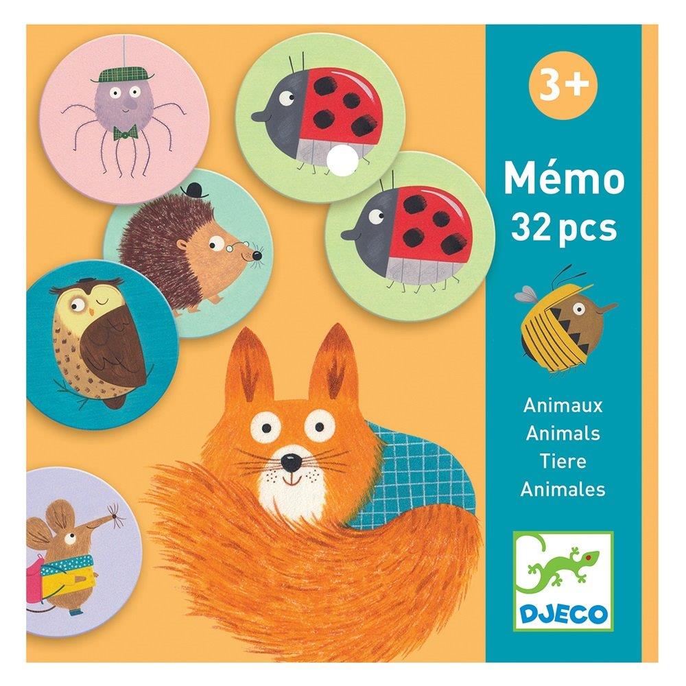 Djeco Educational games Memo Animals