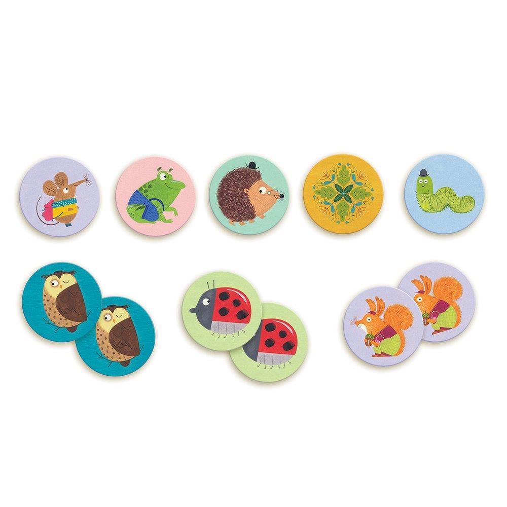 Djeco Educational games Memo Animals
