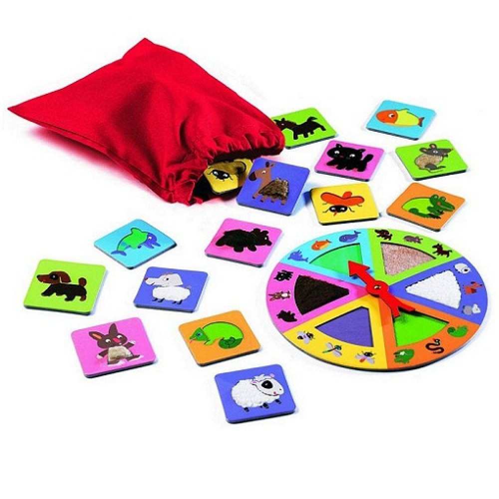 Djeco Educational games Tactilo - Lotto animals