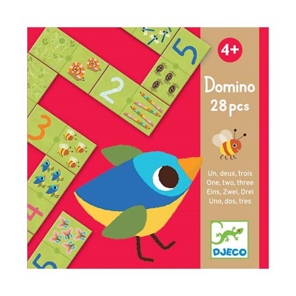 Djeco Educational games Domino - 1,2,3