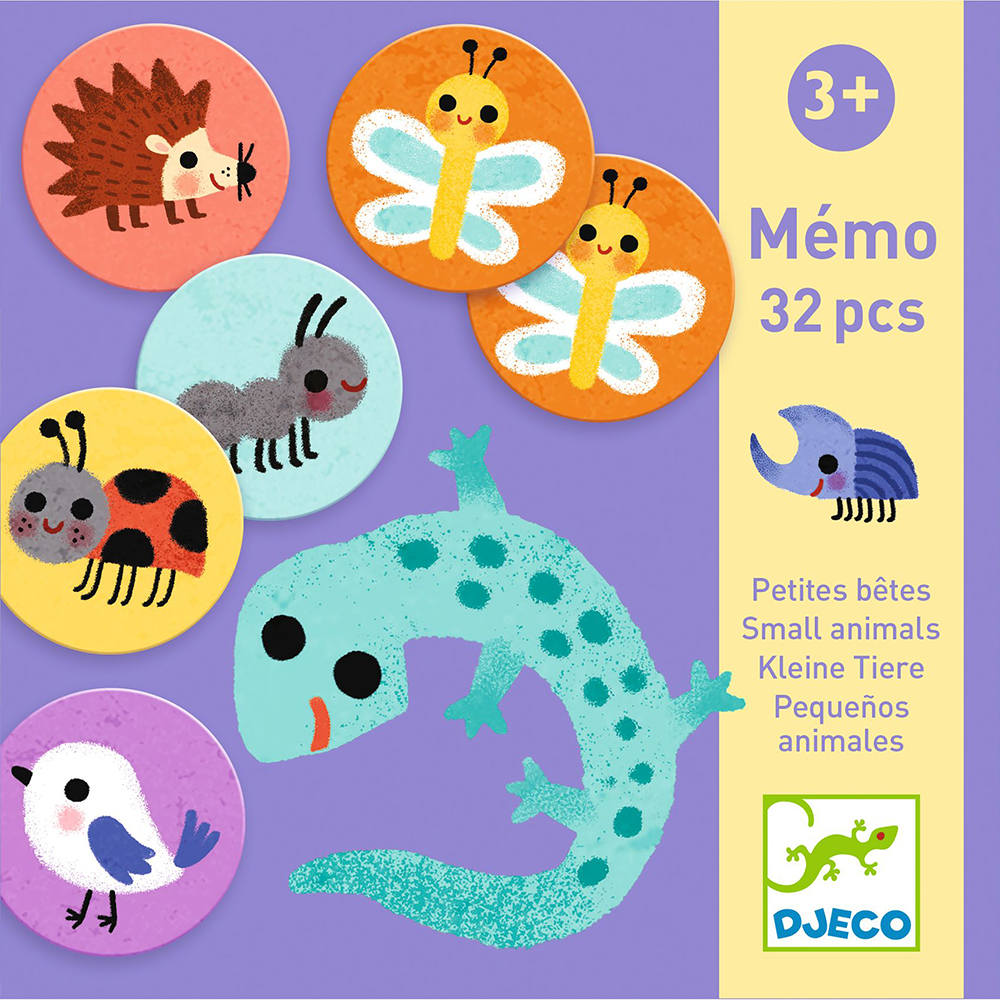 Djeco Toys and games Educational games - Memo, Loto, Domino Memo Small animals