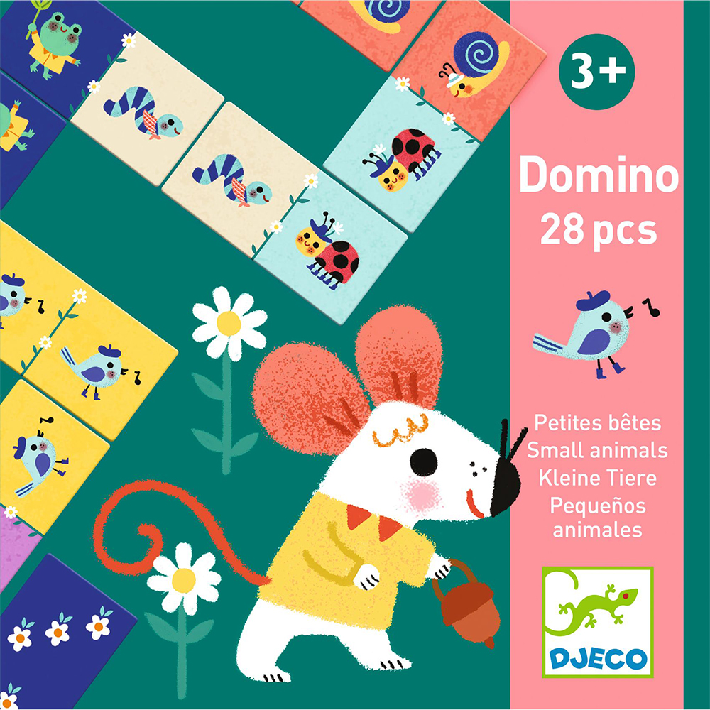 Djeco Toys and games Educational games - Memo, Loto, Domino Domino Small animals