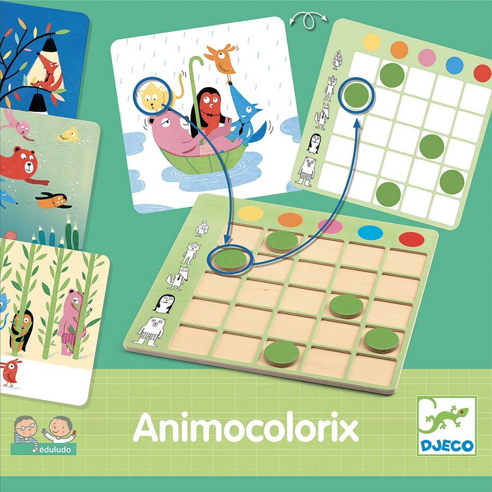Djeco Educational games - Eduludo Animo Colorix