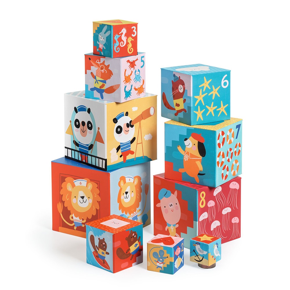 Djeco Blocks for infants Beach
