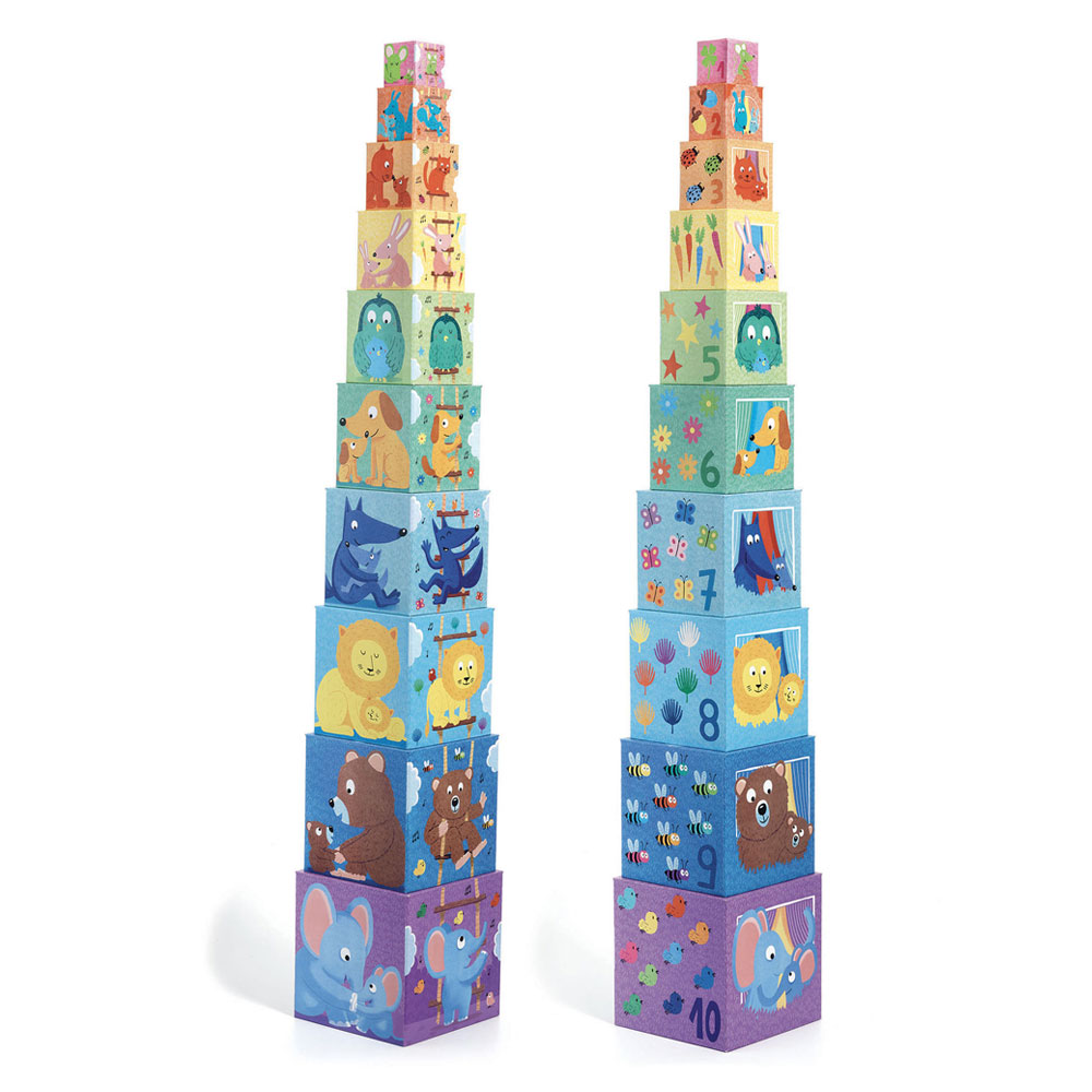 Djeco Blocks for infants Rainbow