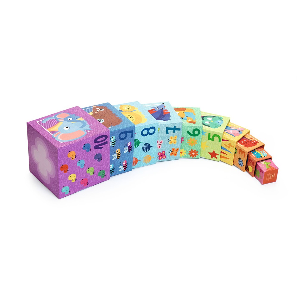 Djeco Blocks for infants Rainbow