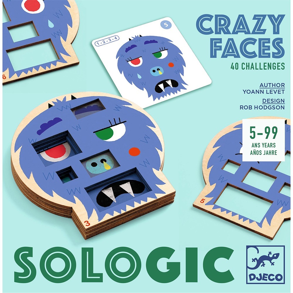 Djeco Toys and games Games - Sologic Crazy faces