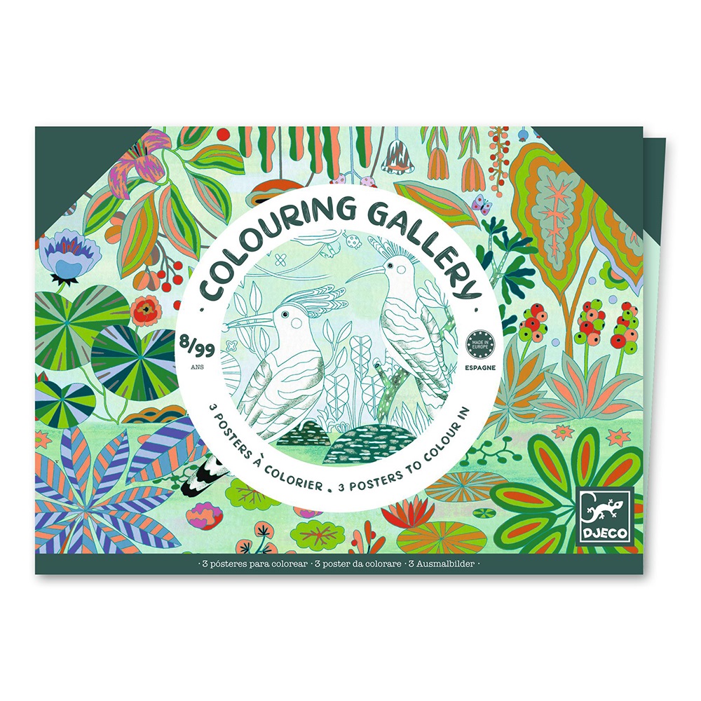 Djeco Art and craft Colouring Gallery Wilderness