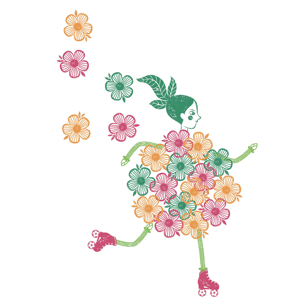 Djeco Δημιουργώ με σφραγίδες Κορίτσια των λουλουδιών