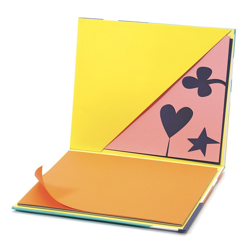Djeco The colours - For older children Arty block - Colored paper