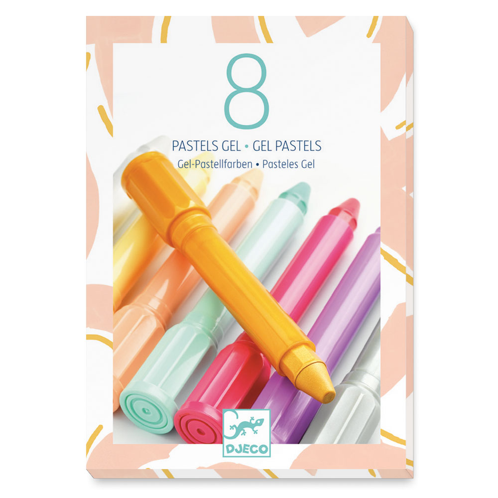 Djeco The colours - For older children 8 gel pastels - sweet colours