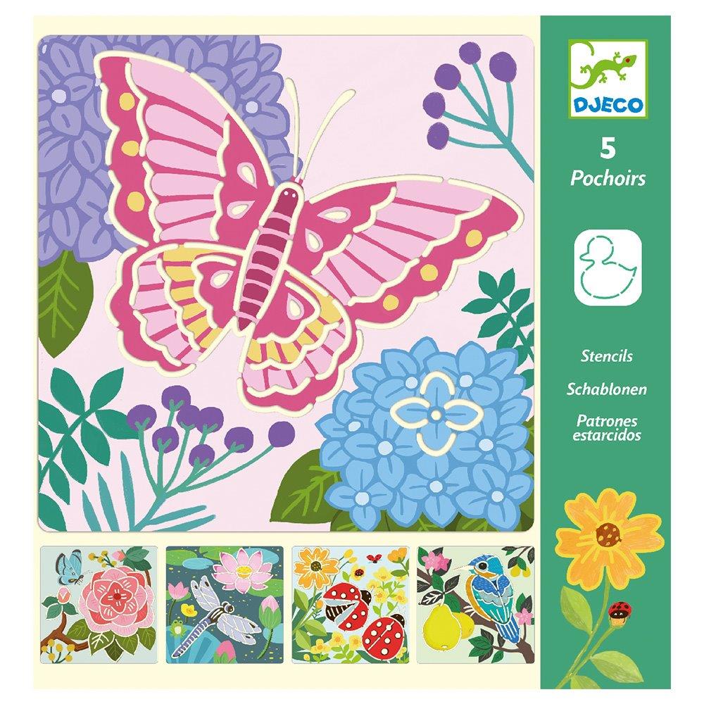 Djeco Small gifts - Stencils Design Garden wings