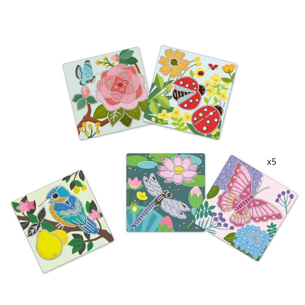 Djeco Small gifts - Stencils Design Garden wings