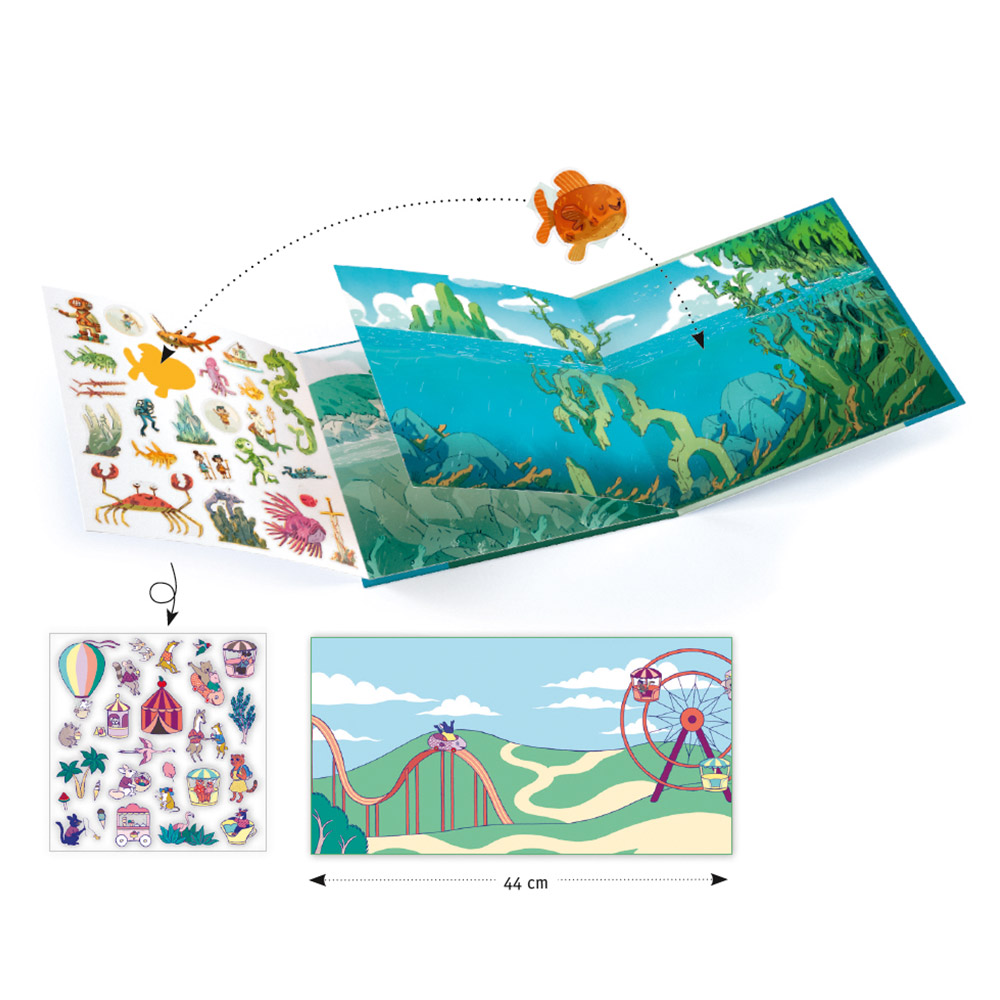 Djeco Design Small gifts - Stickers Adventures at sea