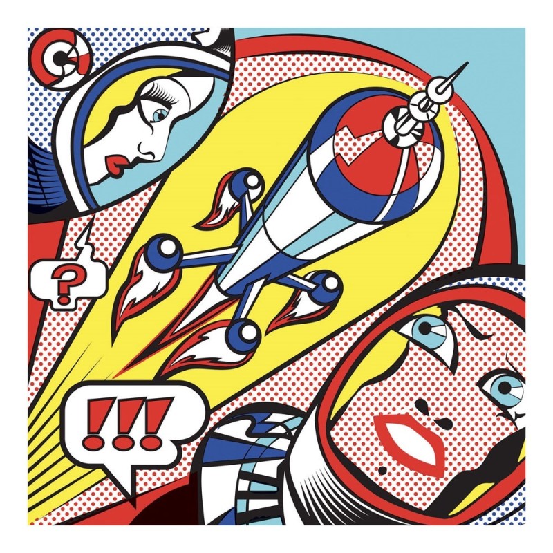 Djeco Inspired by Roy Lichtenstein- Ζωγραφική με μαρκαδόρους Σούπερ ήρωες