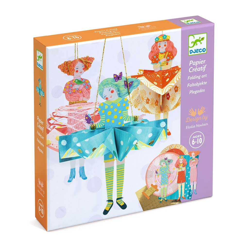 Djeco Art and craft Paper creations Paper dresses