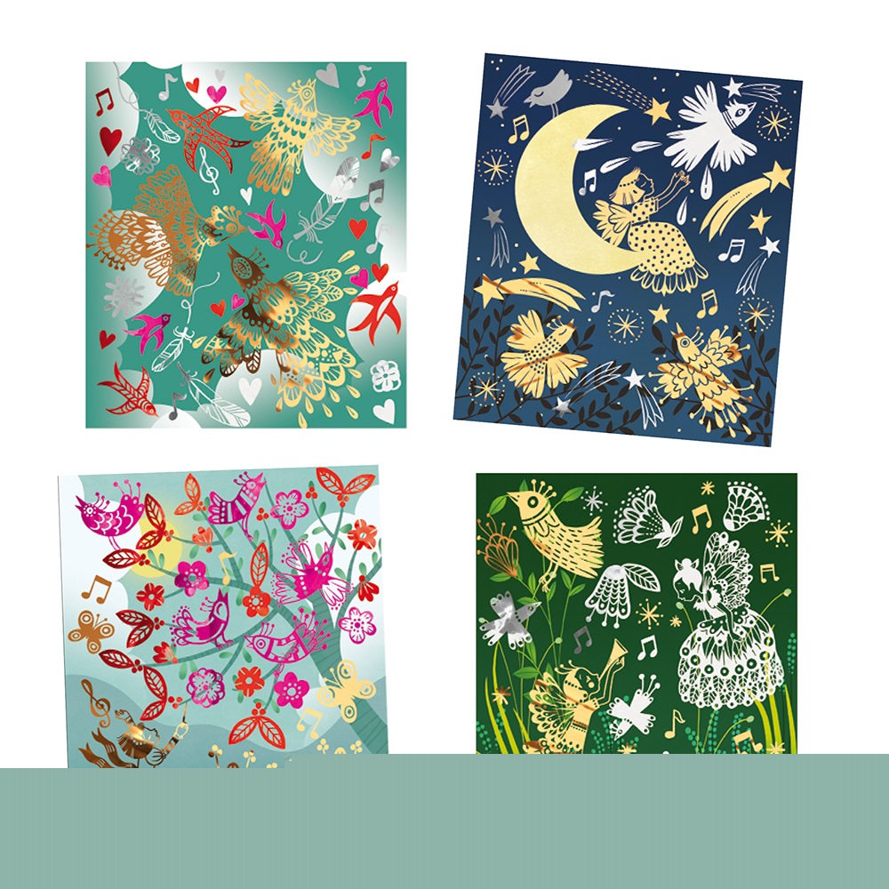 Design For older children - Artistic Patch Metal Collages - Melodies