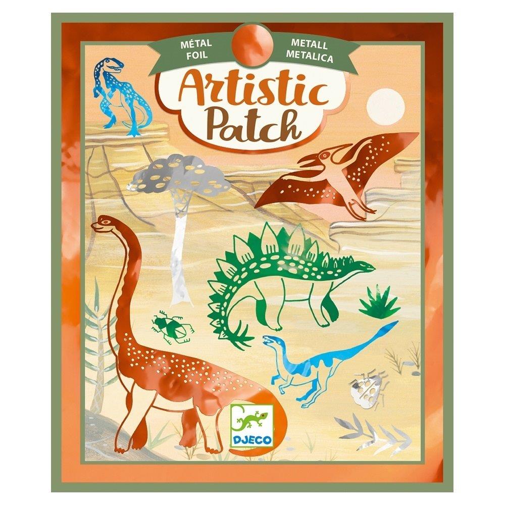 Design For older children - Artistic Patch Metal Collages - Dinosaurus