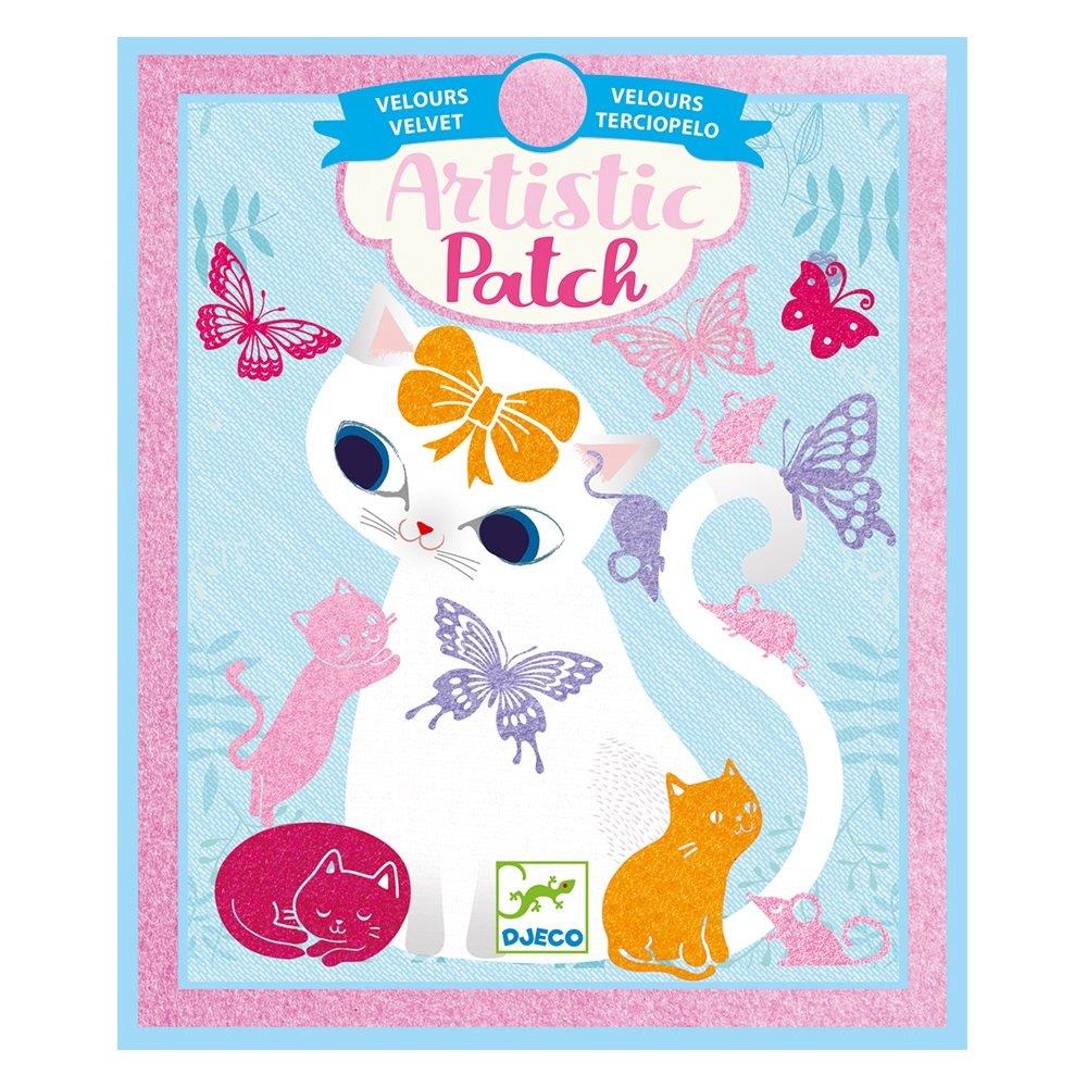 Design For older children - Artistic Patch Velvet Collages - Little pets