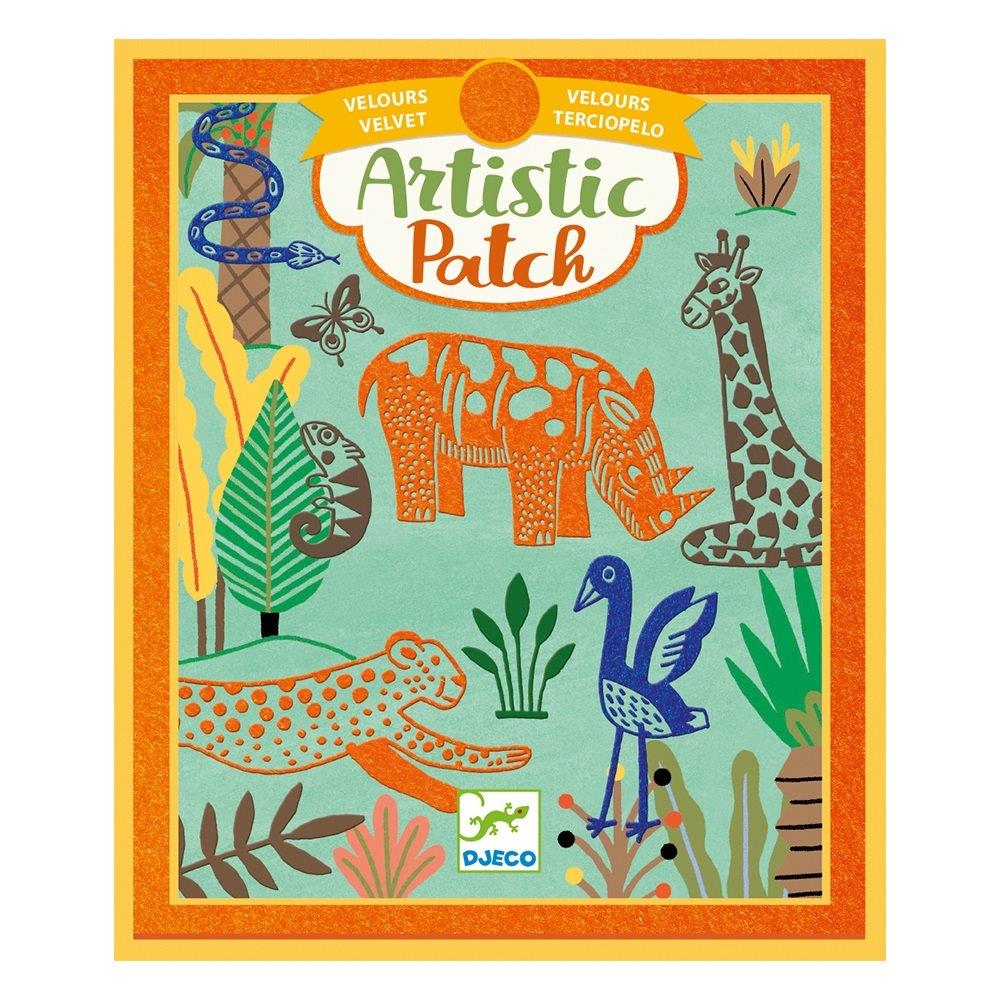 Design For older children - Artistic Patch Velvet Collages - Wilderness