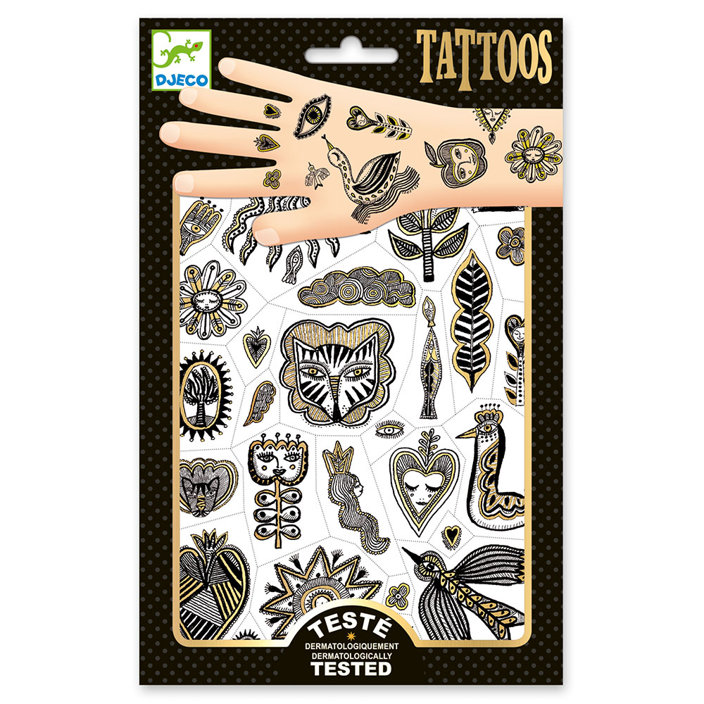 Djeco Body art - Tattoos Golden chic