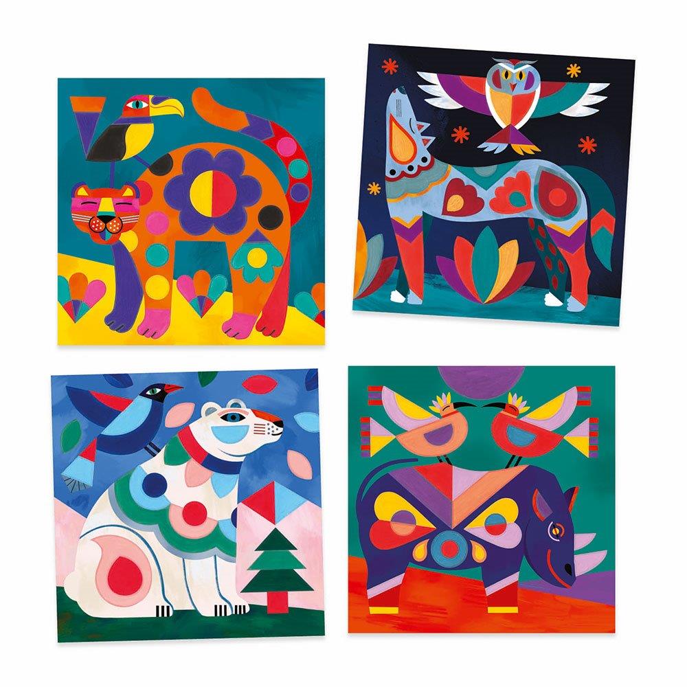 Djeco Design Small gifts - Colouring surprises Fanciful bestiary