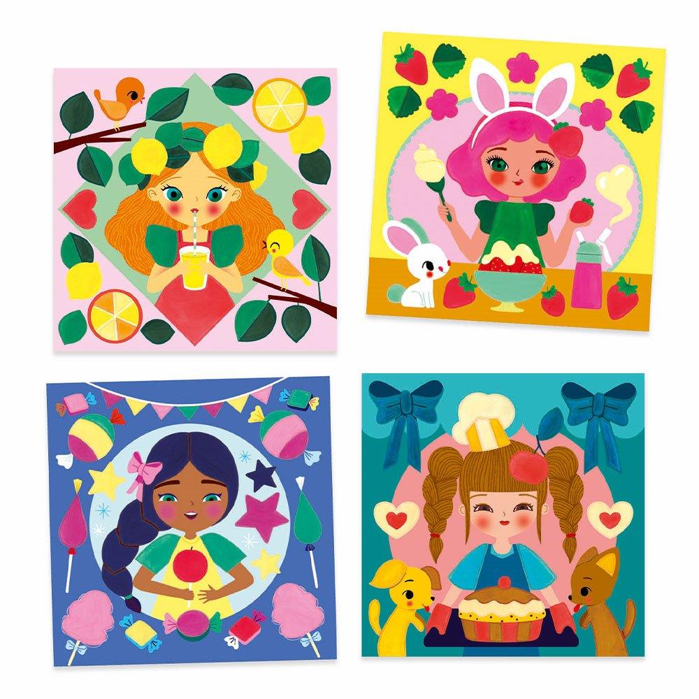 Djeco Design Small gifts - Colouring surprises Snack time