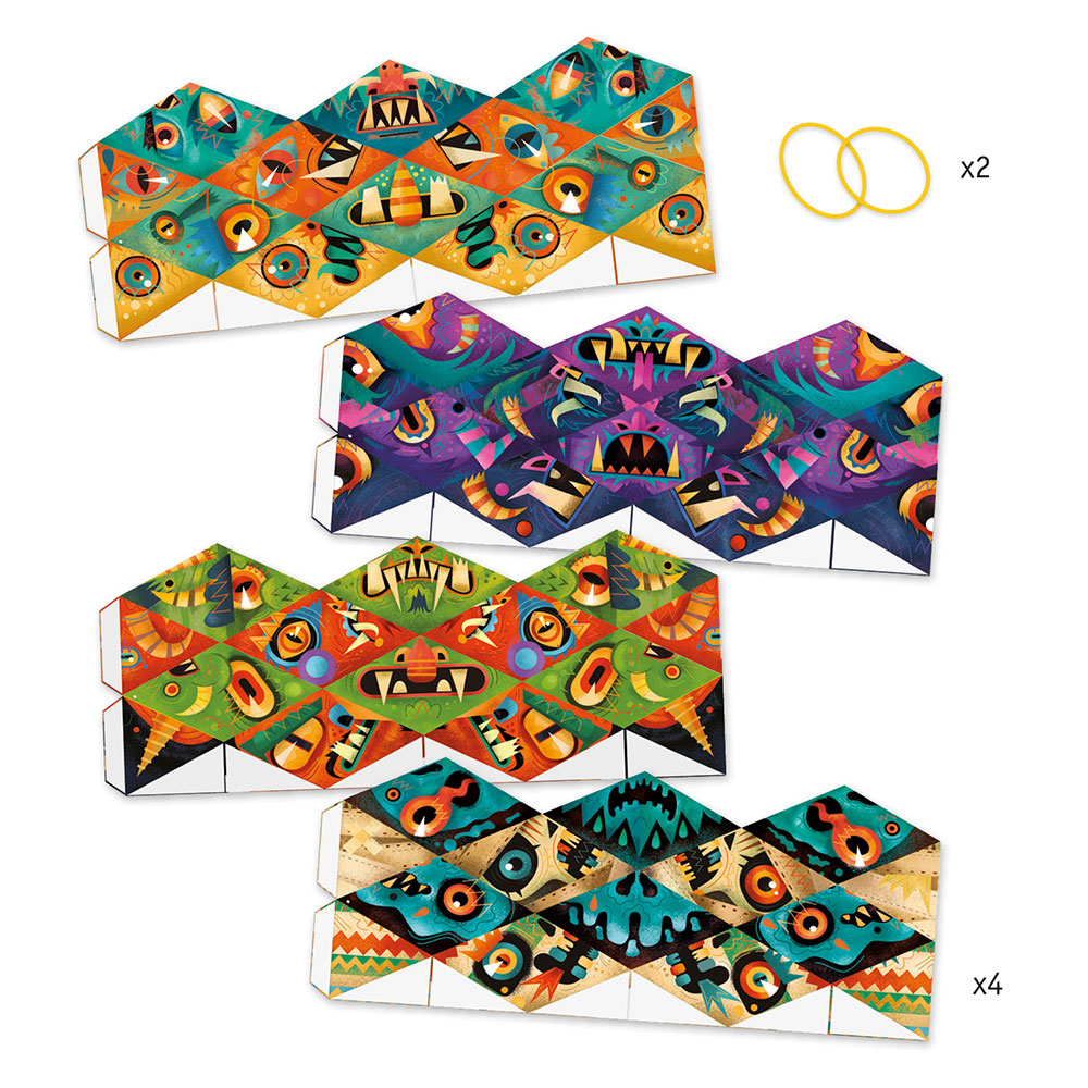 Djeco Small gifts - Folding art Flexmonsters