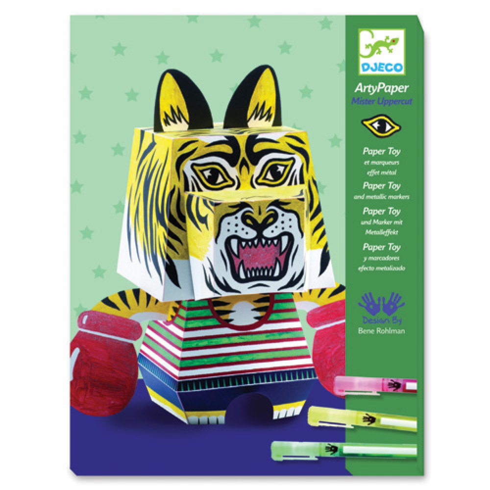 Design For older children - Arty paper Mister Uppercut
