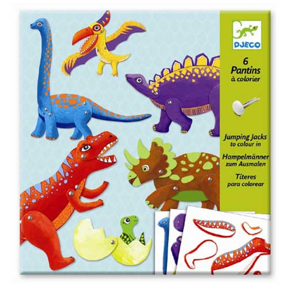 Djeco Small puppets Dinos