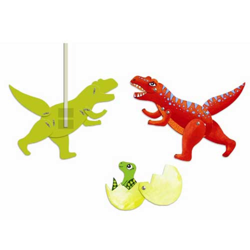 Djeco Small puppets Dinos