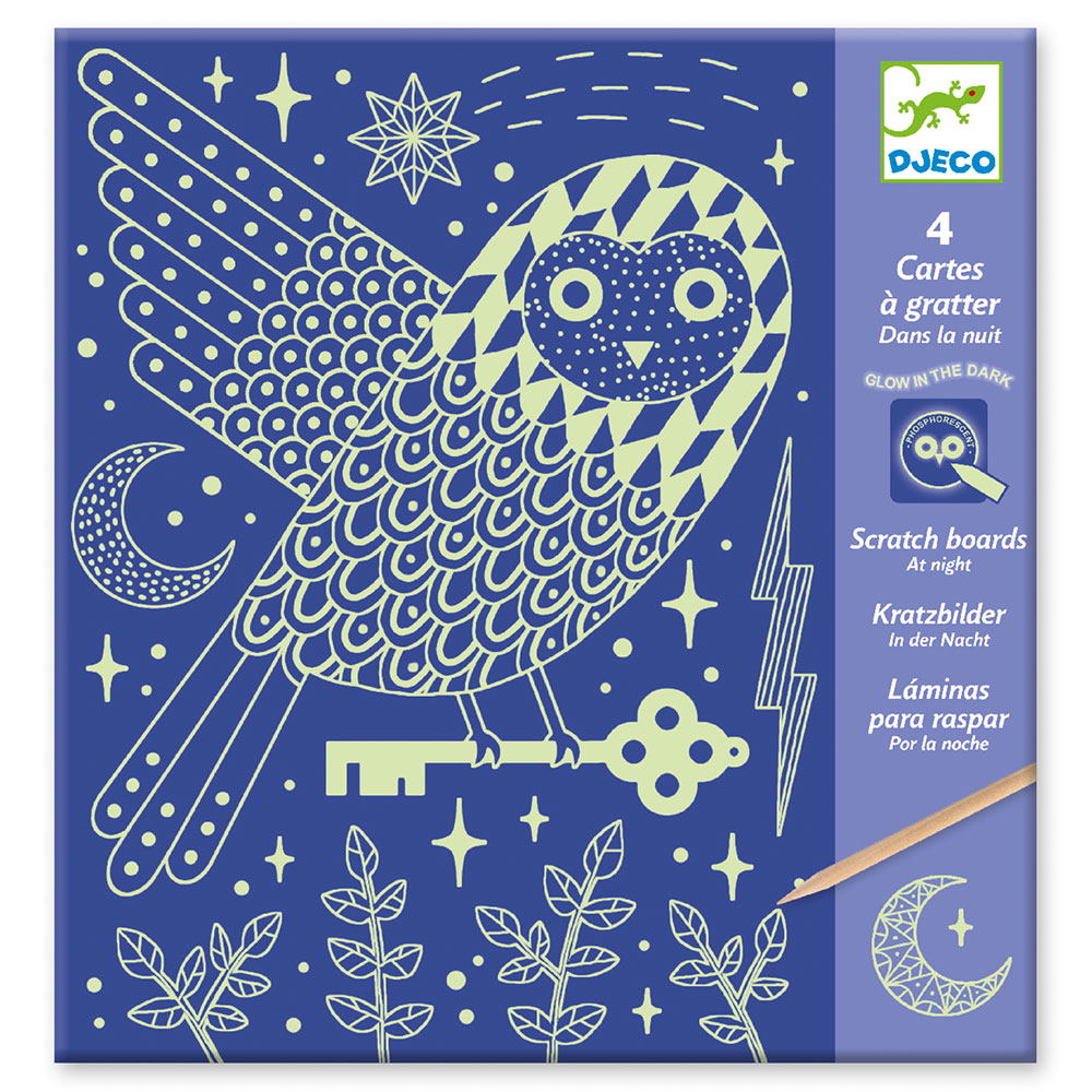Djeco Small gifts - Scratch cards At night