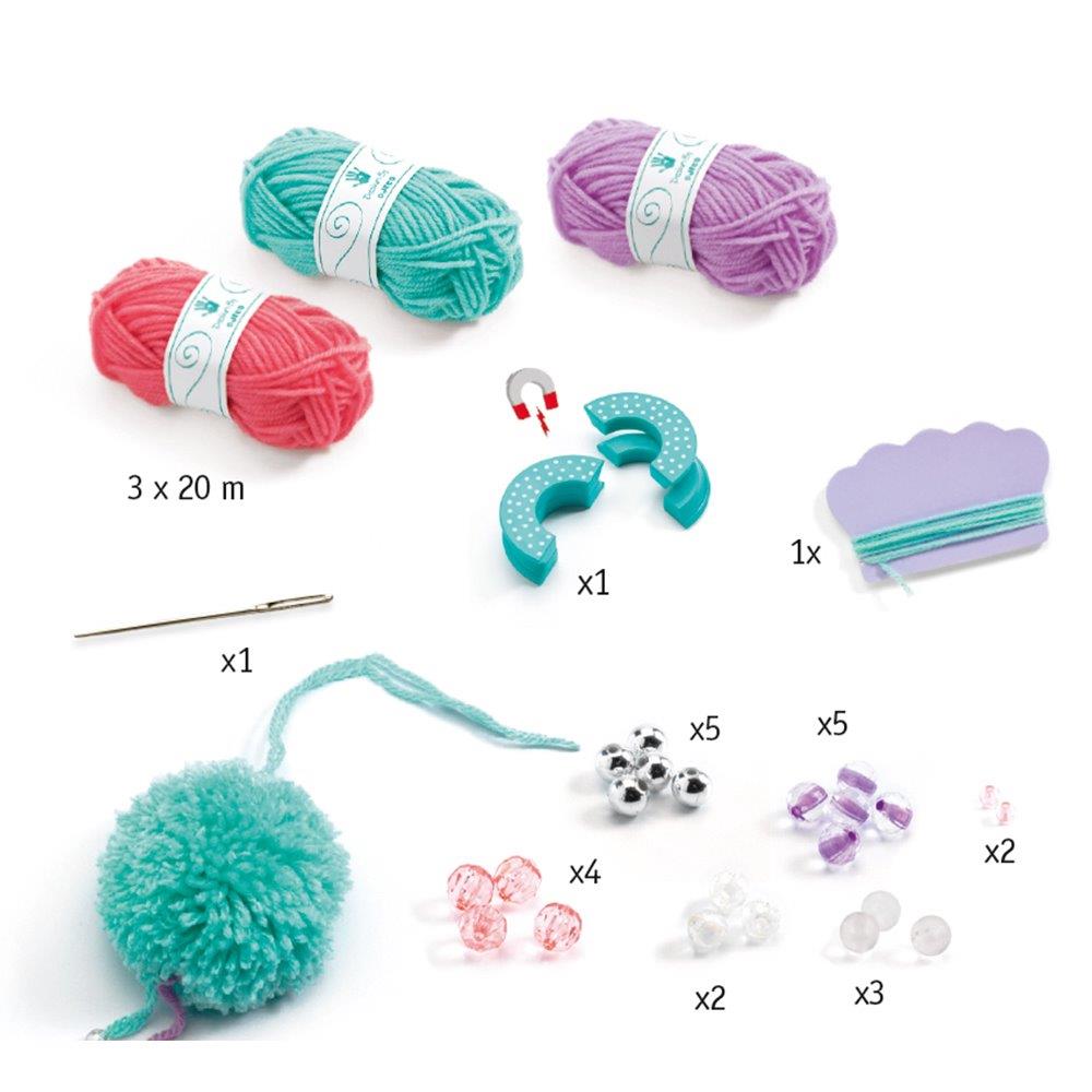 Design Needlework - Wool Pendant Pompoms