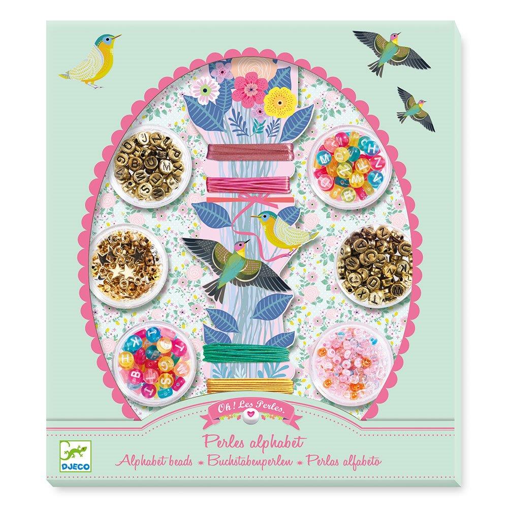 Djeco Design Needlework - Beads and jewellery Alphabet beads