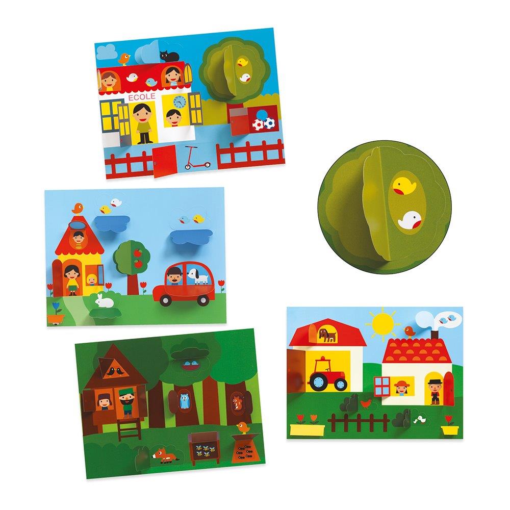 Djeco Design Young children - Collages Hide and seek