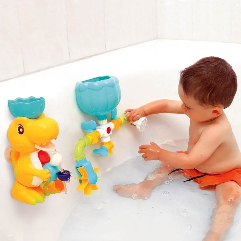 Ludi Σετ παιχνιδιών μπάνιου - Κύκλωμα νερού Δεινόσαυρος