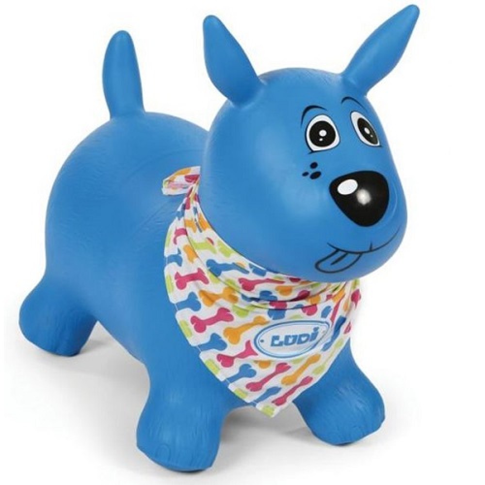 Ludi blue bouncing dog
